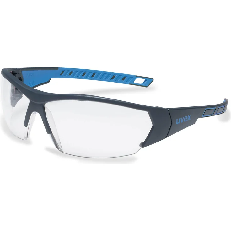 Uvex uvex9194175 i-works Schutzbrille, blau-klar – Bild 1
