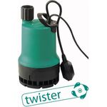Wilo-Drain TMW 32-8, Schmutzwasser Tauchpumpe zur Förderung von klarem oder leicht verschmutztem Wasser aus Kellern, Behältern, Teichen oder Brunnen Kabellänge 4m, max. 10000l-h, max. 0, 7 bar, 370W Tauchmotorpumpe