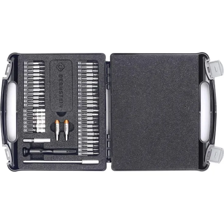 Bernstein 47 teiliger TORQUEPLUS Bit-Satz mit Drehmoment-Adapter 0.3 & 0.4 Nm im Kunststoffkoffer 4-970-B