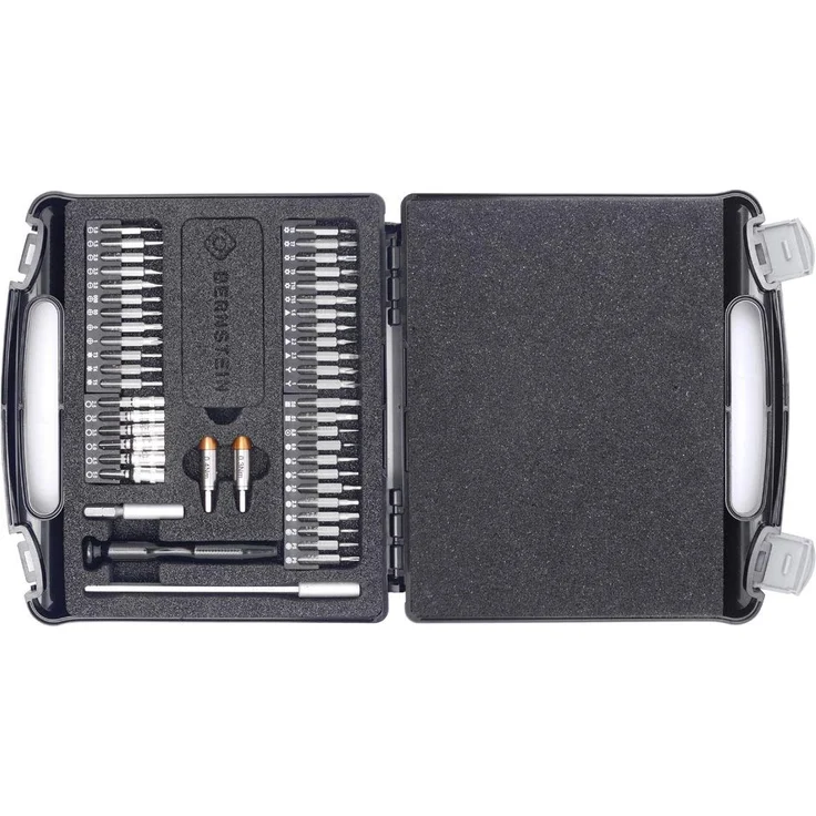 Bernstein 47 teiliger TORQUEPLUS Bit-Satz mit Drehmoment-Adapter 0.3 & 0.4 Nm im Kunststoffkoffer 4-970-B