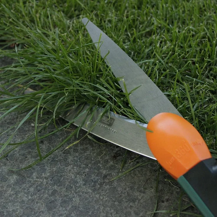 Siena Garden 260439 Rasenkantenschere, dunkelgrün, schwarz, mittelgroß, 360° drehbar – Bild 5