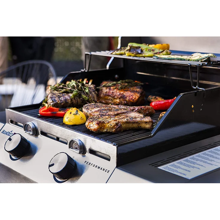 Char-Broil Performance Series T22G - 2 Brenner Gasgrill, Schwarz-Edelstahl. – Bild 5