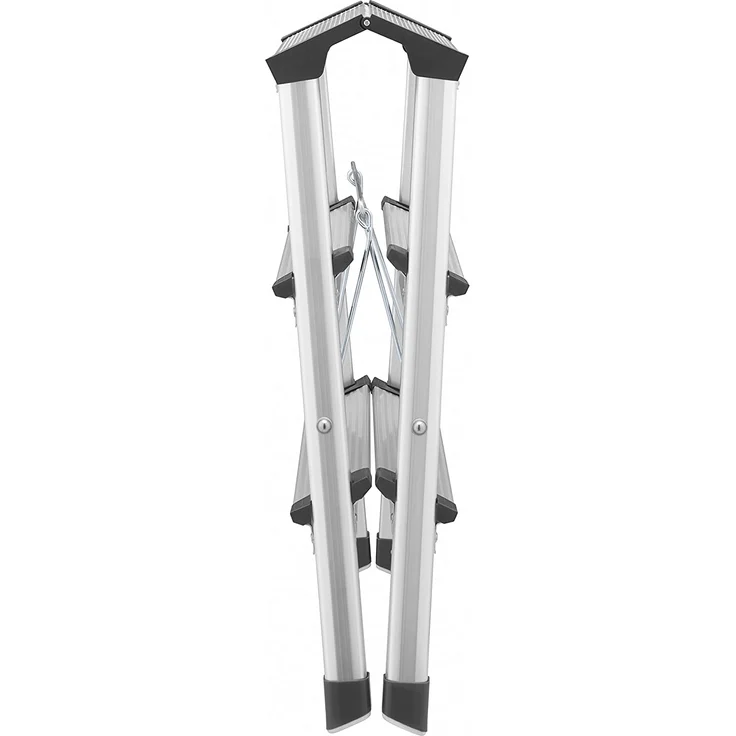 Hailo D60 StandardLine, Aluminium-Trittleiter, 2x3 Stufen – Bild 3