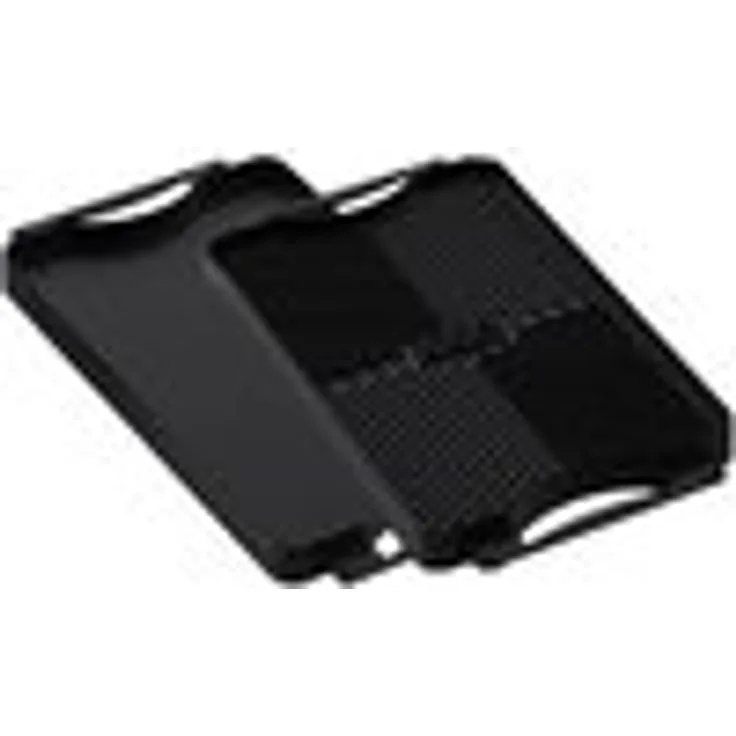 CADAC 98505 Grillplatte, Aluminium, schwarz, antihaftbeschichtet, 48 x 26,5 x 2 cm