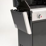 LANDMANN Gasgrill auf Lenkrollen 12903 Triton PTS 2.0 schwarz, Maße 121,5 x 123 x 57 cm