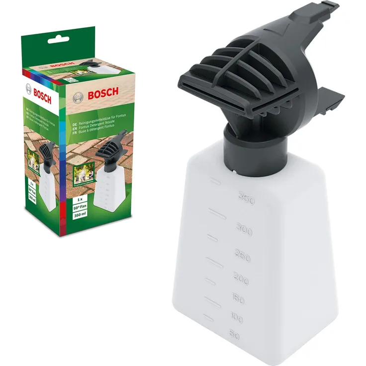 Bosch Lawn and Garden F016800595 Fontus-Reinigungsmitteldüse Zubehör für Bosch Outdoor Cleaner, weiß
