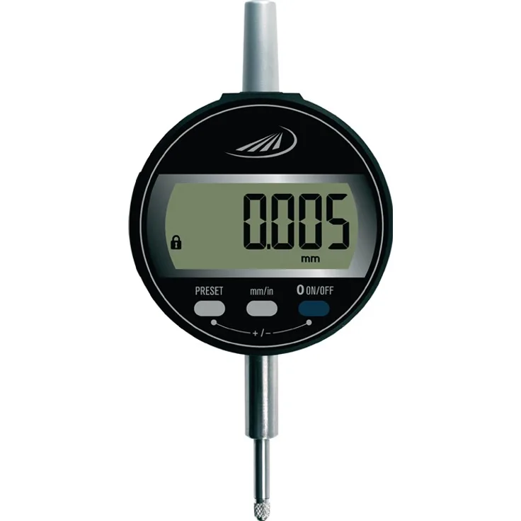 PREISSER MESSTECHNIK GMBH 1723502 Messuhr digital IP54 Ablesung0,005mm Bereich 12,5mm PREISSER IEC RS232