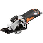 WORX WX426 WORXSaw Kreissäge 400W zum Sägen von Holz, PVC, Blech, Metall, Keramik, Stein & Beton - Kompakte Tauchsäge mit LaserGuide für präzise Schnitte ? 85mm Sägeblatt