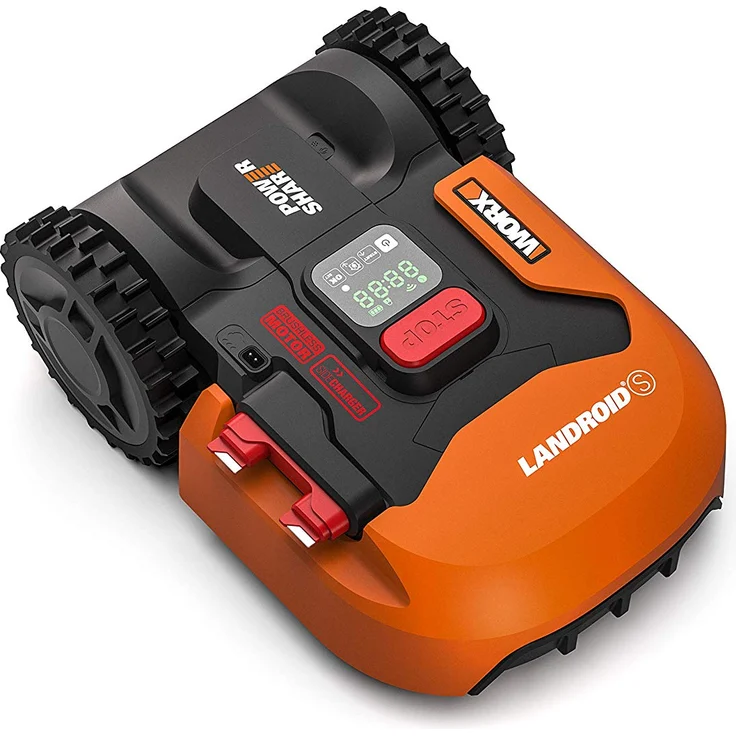 Worx Landroid S 300 WR130E Mähroboter für kleine Gärten bis 300 m² - Mähroboter für einen sauberen Rasenschnitt, Worx PowerShare, 18 cm Schnittbreite – Bild 4