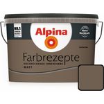 Alpina Farbrezepte Warmes Erdbraun 2,5 l, sanfte erde, Innenfarbe matt