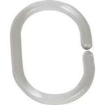 Duschvorhang-Ringe transparent, 12-er Set