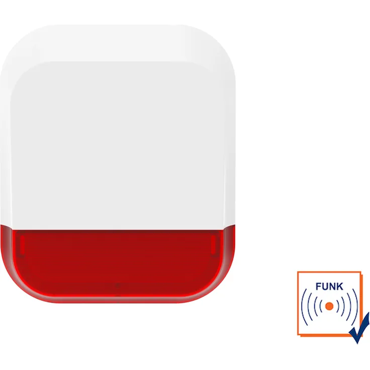 Außensirene für ELRO AS90S Home+ Alarmsystem mit App - Alarmgeber mit 115dB