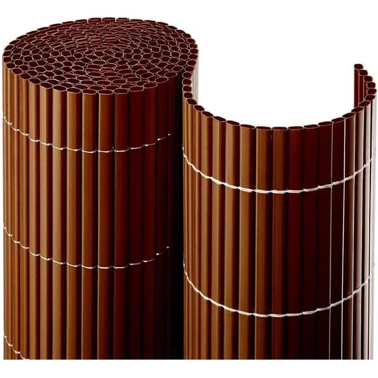 Balkonblende Sichtschutzmatte PVC 0,90x3 m braun MADE IN GERMANY