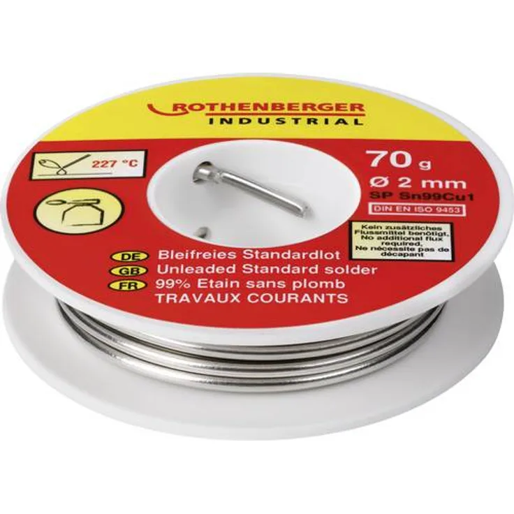 Rothenberger Industrial Bleifreies Standardlot 70G, Silber