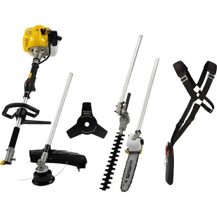 TEXAS BCU33M Benzin Gartenpflegeset 4in1 Heckenschere Hochentaster Rasentrimmer 900 Watt