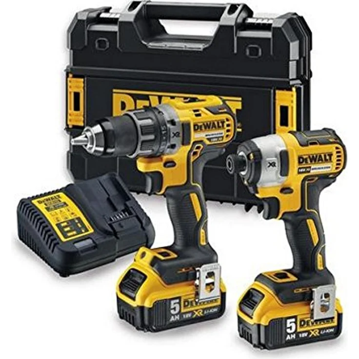 Dewalt Set dck268p2t-qw Li-Ion Bohrschrauber DCD791 und Schlagschrauber DCF887 in TSTAK II, 18 V