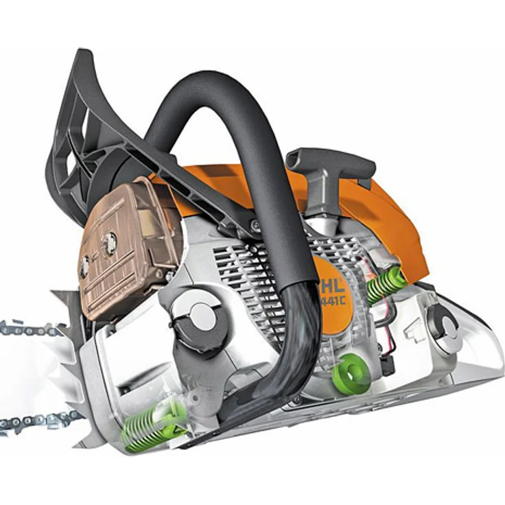 Stihl MS 180 Benzin-Kettensäge 35 cm Schwertlänge 32 ccm Hubraum 1.400 Watt Leistung – Bild 4