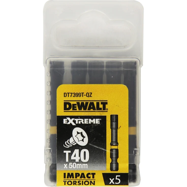 Dewalt DT7399T-QZ Bits T40 50mm EXTREME Impact Torsion (5ST)