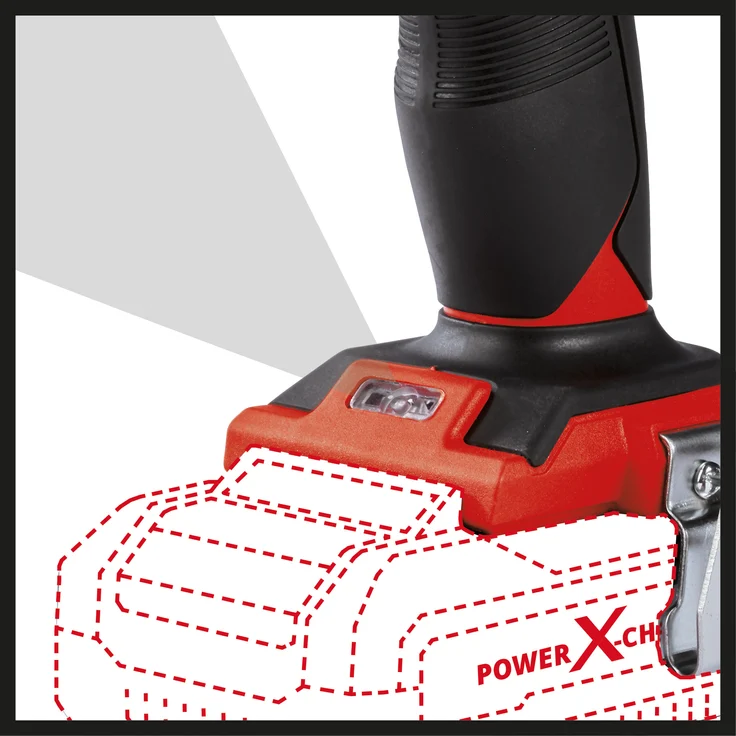 Einhell Akkuschrauber TE-CD 18-48 Li-i-Solo Power X-Change PXC (mit Schlagfunktion,Li-Ion,18 V,23 Drehmomentstufen,2-Gang-Getriebe,Drehzahl-Elektronik, ohne Akku und Ladegerät) – Bild 2