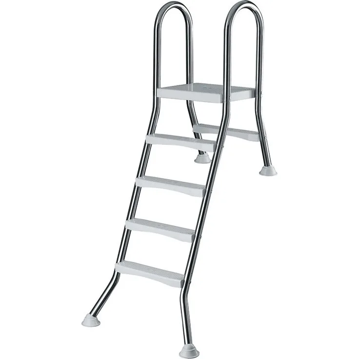 IDEAL Hochbeckenleiter 4-1-stufig für Beckenhöhe 1,20-0,40m (V2A 1.4301)