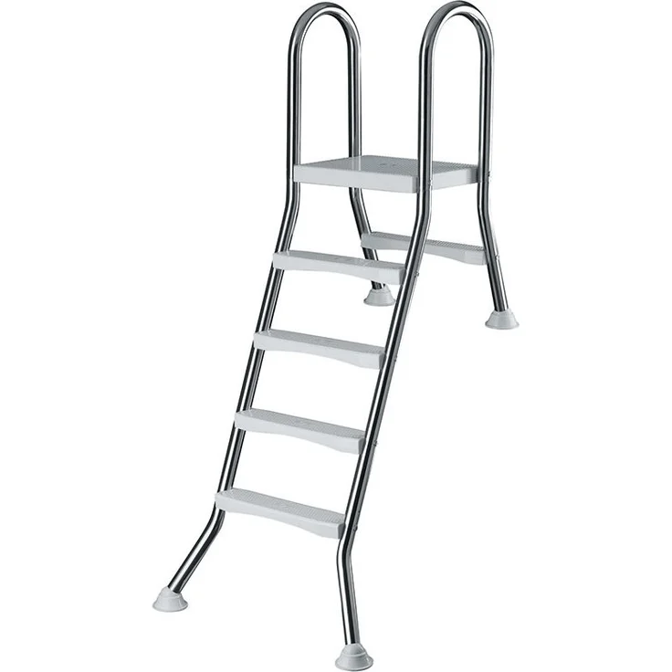 IDEAL Hochbeckenleiter 4-1-stufig für Beckenhöhe 1,20-0,40m (V2A 1.4301) – Bild 1