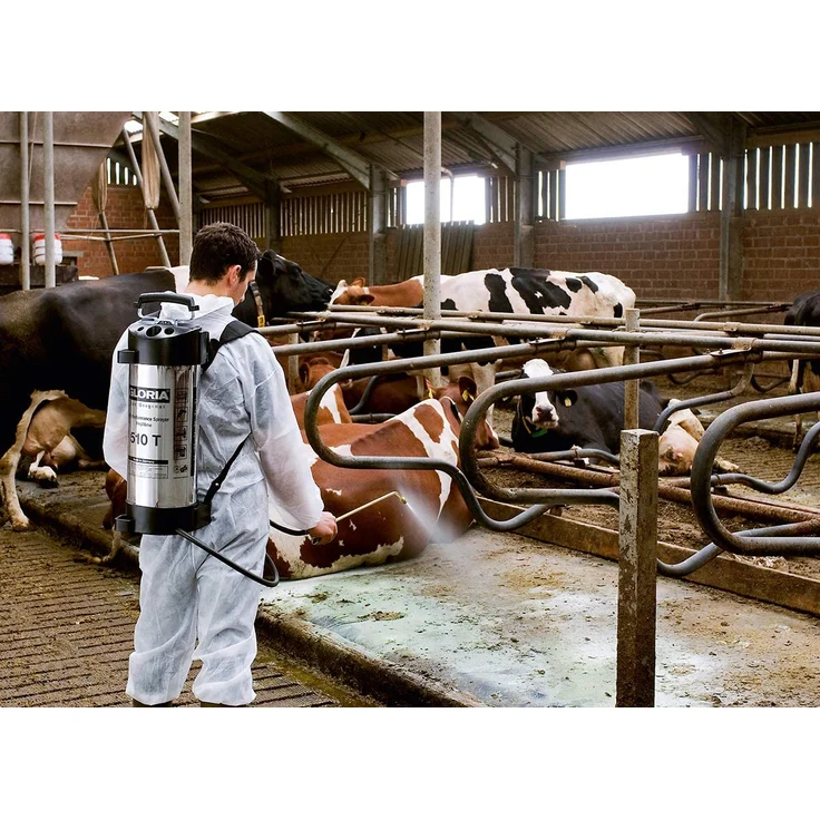 GLORIA Hochleistungssprühgerät 510TProfi, Edelstahl, 10L, 6 bar u. Ölfest – Bild 4