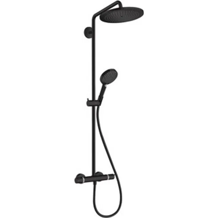 Showerpipe Croma Select S 280 mit Raindance Handbrause mattschwarz, 26890670 - Hansgrohe