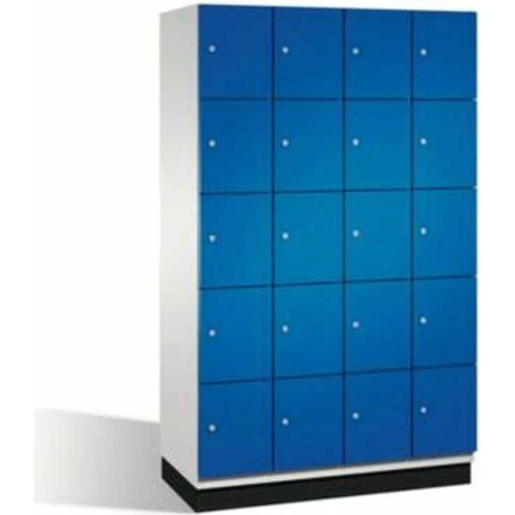 CP CAMBIO Fächerschrank mit Stahl-Türen - 20 Fächer, Breite 1200 mm - Korpus - 4059369443931