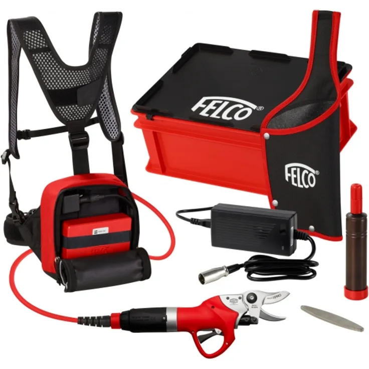 Felco Elektrische Baum-, Rebschere mit Akku und Power Pack 802