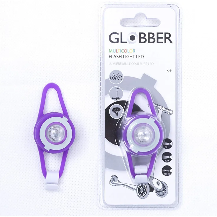 Globber Taschenlampe 522-103 Taschenlampe, lila