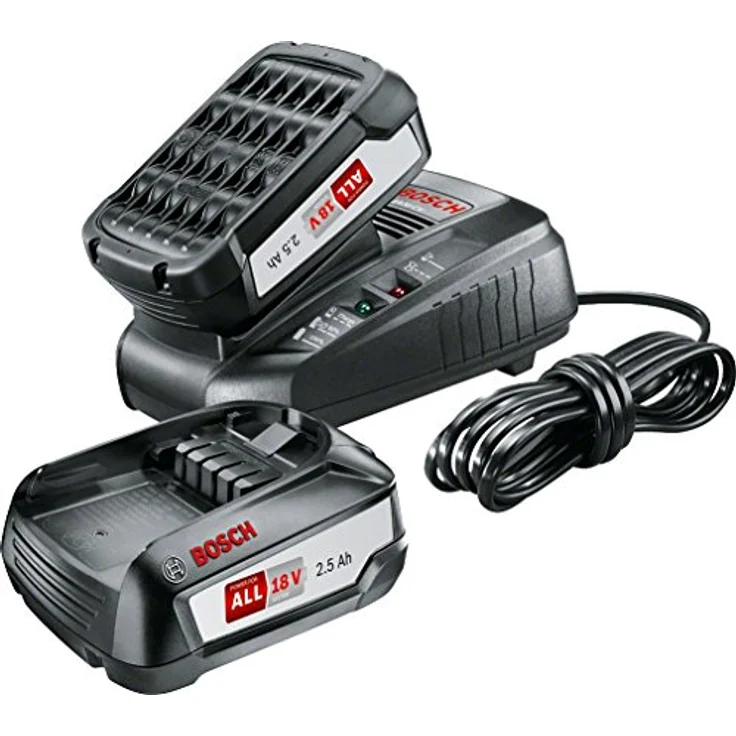 Bosch AL 1830 CV + 2 x PBA 18 V 2,5 Ah 2 x Werkzeugakku 18 V 2,5 Ah Ladegerät, Starter-Set – Bild 2
