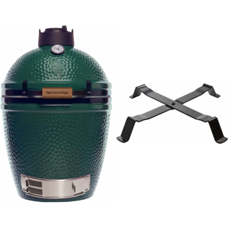 Big Green Egg Holzkohlegrill Medium inkl. Tischnest
