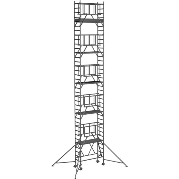 Zarges Z600 S-PLUS Klappgerüst COMPACT doppelte Plattformbreite 11,60m AH