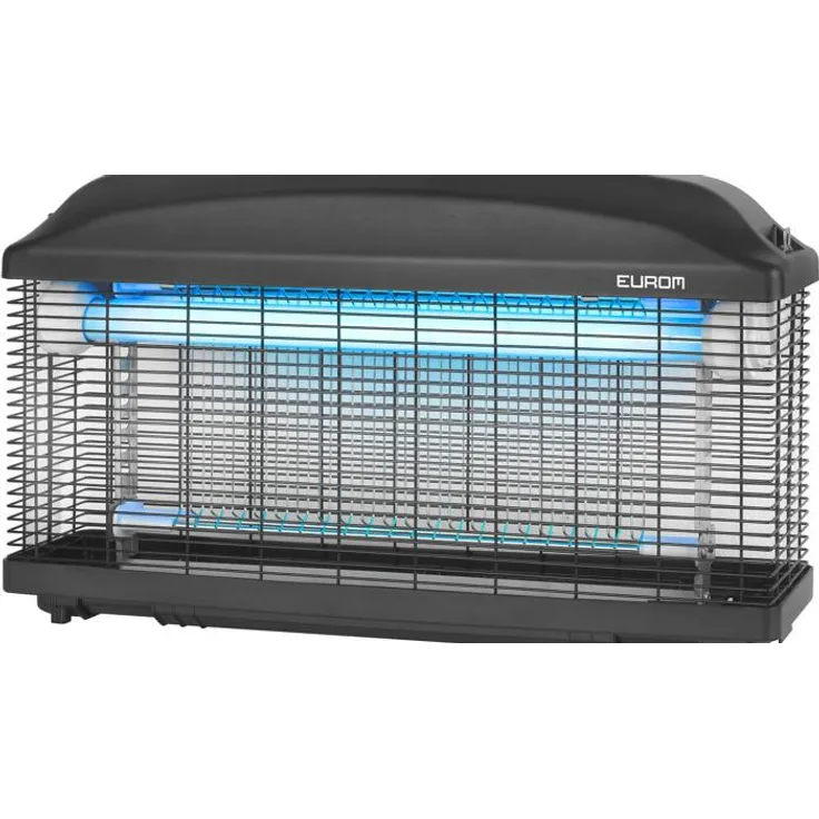 Eurom Fly Away 30 waterproof Insektenvernichter, 2x15W UV-Lampe, 100 – 150 m², 3500V (211870)