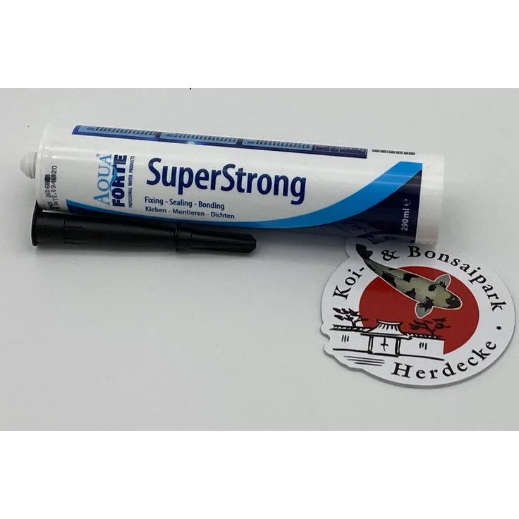 SIBO Fluidra Netherlands B.V. Aquaforte Teichkleber Superstrong Polymer Kleber schwarz 290 ml