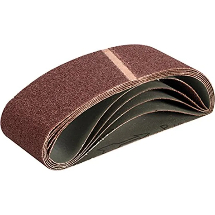 Triton TPTA12713502 Schleifbänder, 75 x 533 mm, 5er-Pack, braun