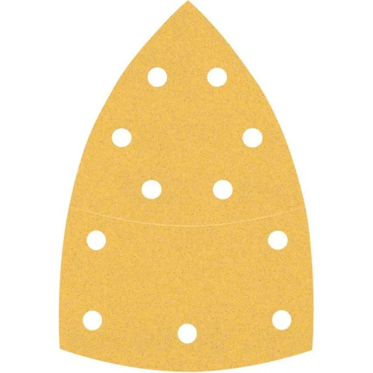 Expert C470 Schleifpapier mit 11 Löchern für Multischleifer, 102 x 62 mm, 93 mm, G 120, 10-tlg. - Preisvergleich