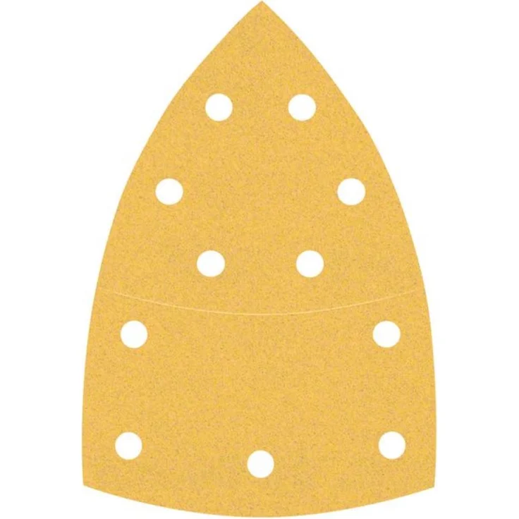 Expert C470 Schleifpapier mit 11 Löchern für Multischleifer, 102 x 62 mm, 93 mm, G 120, 10-tlg. - Preisvergleich – Bild 1