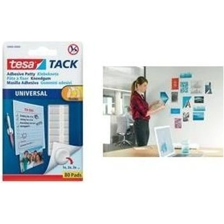 Tesa Tack Klebeknete, formbar, 80 Pads – Bild 1