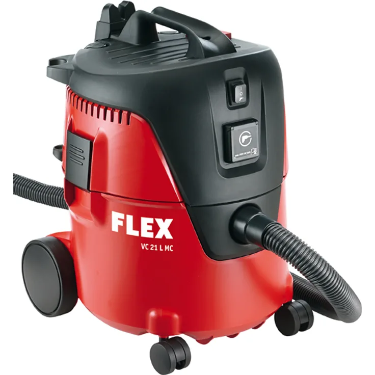 Flex 405418 230-E Sicherheitssauger VC 21 L MC (Werkstatt Staubsauger mit manueller Filterabreinigung, 20 l, Klasse L, 1250 Watt, Volumenstrom 3600 l-min), mehrfarbig, 25 Stück