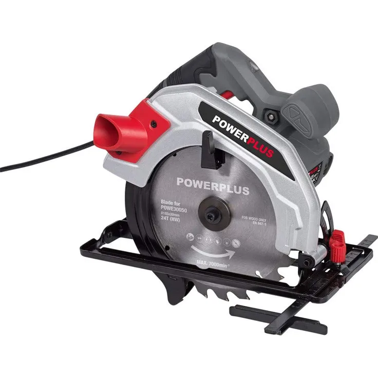 Power Plus POWE30050 Elektrische Kreissäge, kabelgebunden, 1200 W