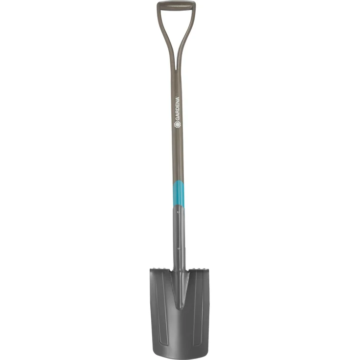 GARDENA NatureLine Spaten: Gartenspaten aus Qualitätsstahl zum Umgraben und Ausheben, sicherer Trittsteg, Stiel aus FSC-Eschenholz, D-Griff (17000-20) – Bild 2