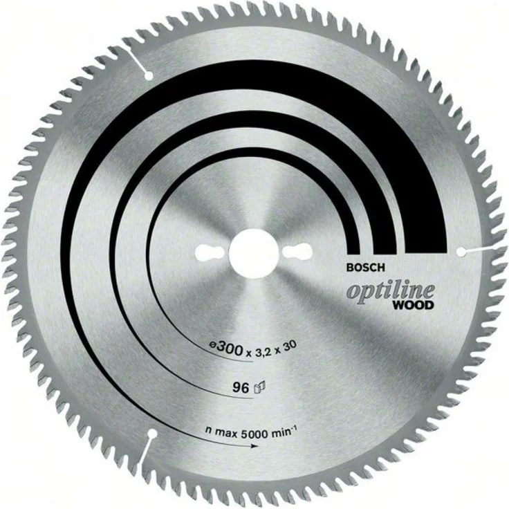 Bosch Professional Kreissägeblatt Optiline Wood (für Holz, 250 x 30 x 3,2 mm, 60 Zähne, Zubehör Kreissäge) – Bild 1
