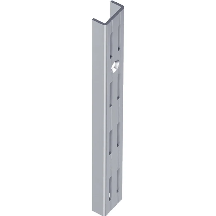 Element System Wandschiene 2-reihig, 2 Stück, 4 Abmessungen, 3 farben, lange 100 cm für Regalsystem, Regalträger, Wandregal, weiß 10001-00010 – Bild 1