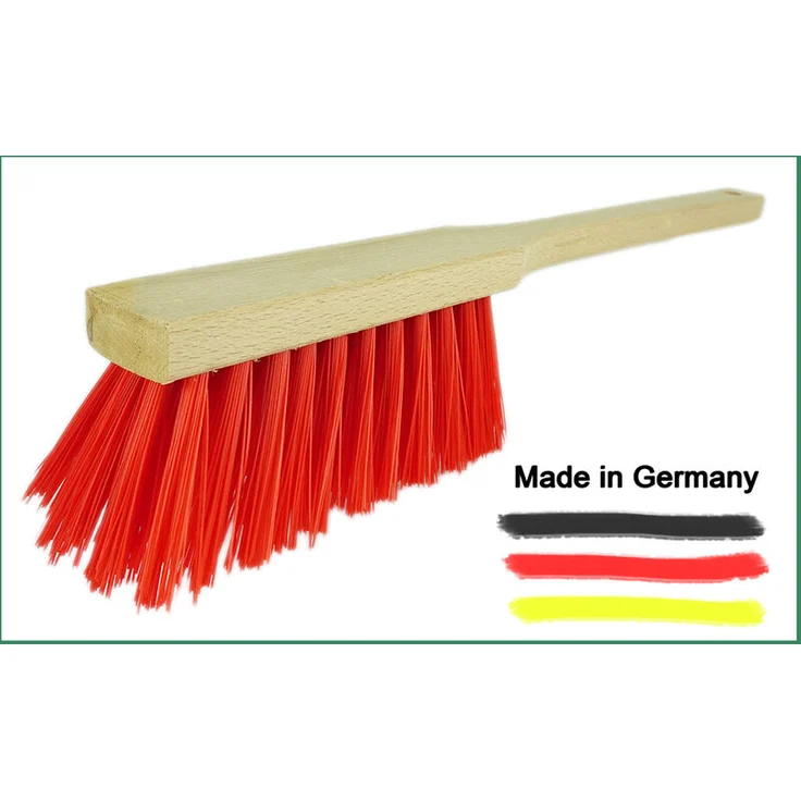 Handfeger Langer Stiel I 45 cm I Elaston I Schneebesen Auto Handbesen Handkehrbesen Waschbürste Feger Novaliv