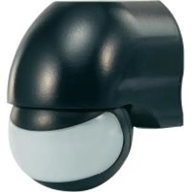 RENKFORCE Bewegungsmelder 180 ° schwarz Schwarz Erfassungschwarzinkel 180 ° Schaltkontakt-Art Relais IP44