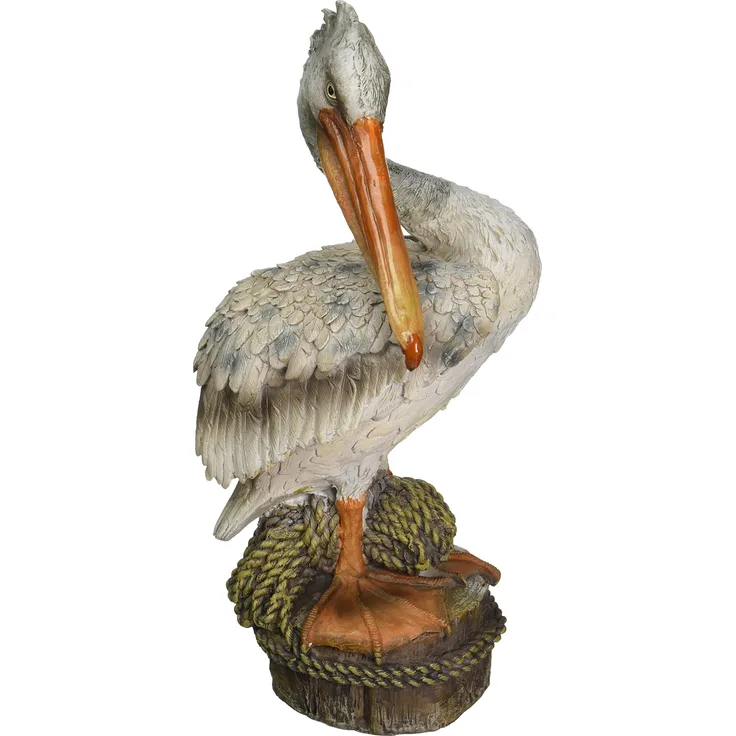 Design Toscano Ocean Side Pier 51, Pelikan-Statue
