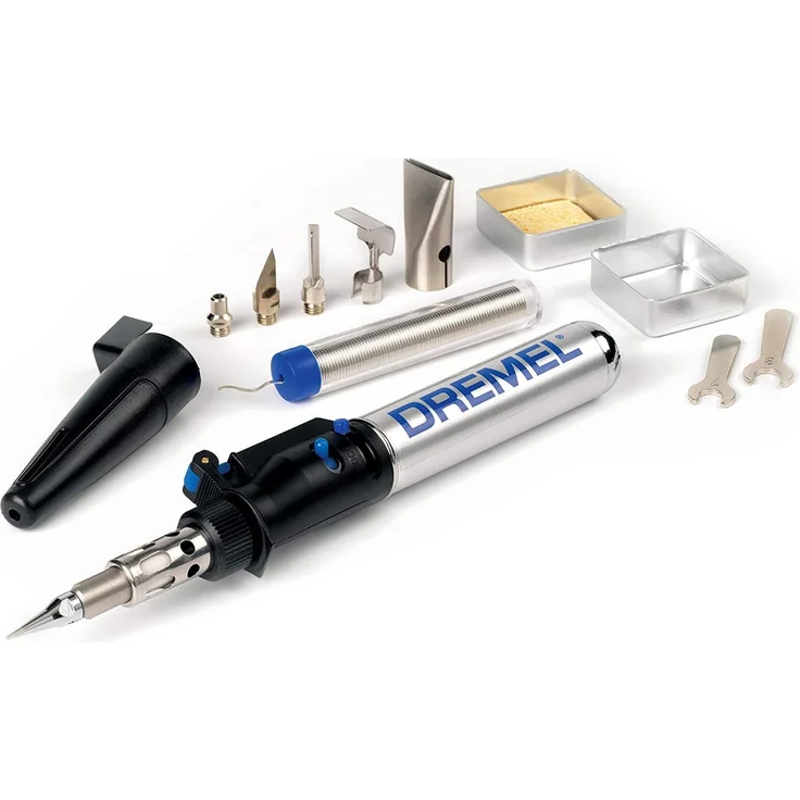 Dremel 2000 VersaTip Lötkolben - Brennkolben und Löt-Set (mit 6 Wechselspitzen zum Löten, Heißschneiden, Schweißen, Brandmalerei, Holz Gravieren, Schmuckherstellung) – Bild 1