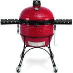 KamadoJoe Big Joe II Holzkohlen Holzkohlegrill, Rot, Ø 61 cm