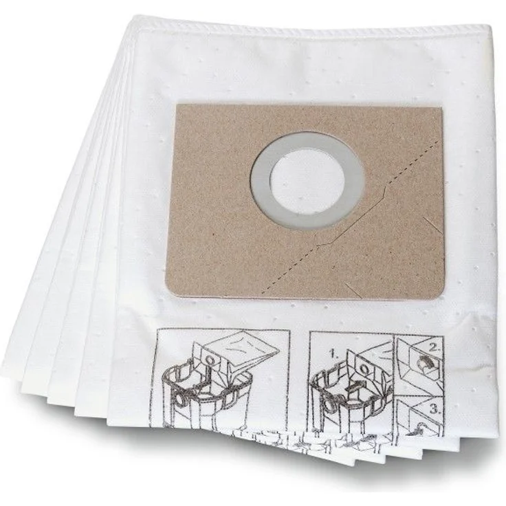 Fein 31345061010 Vliesfiltersack für Dustex 25L, Beige, Weiß - Preisvergleich – Bild 1